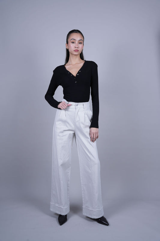 HIGH WAIST WIDE LEG PANTS