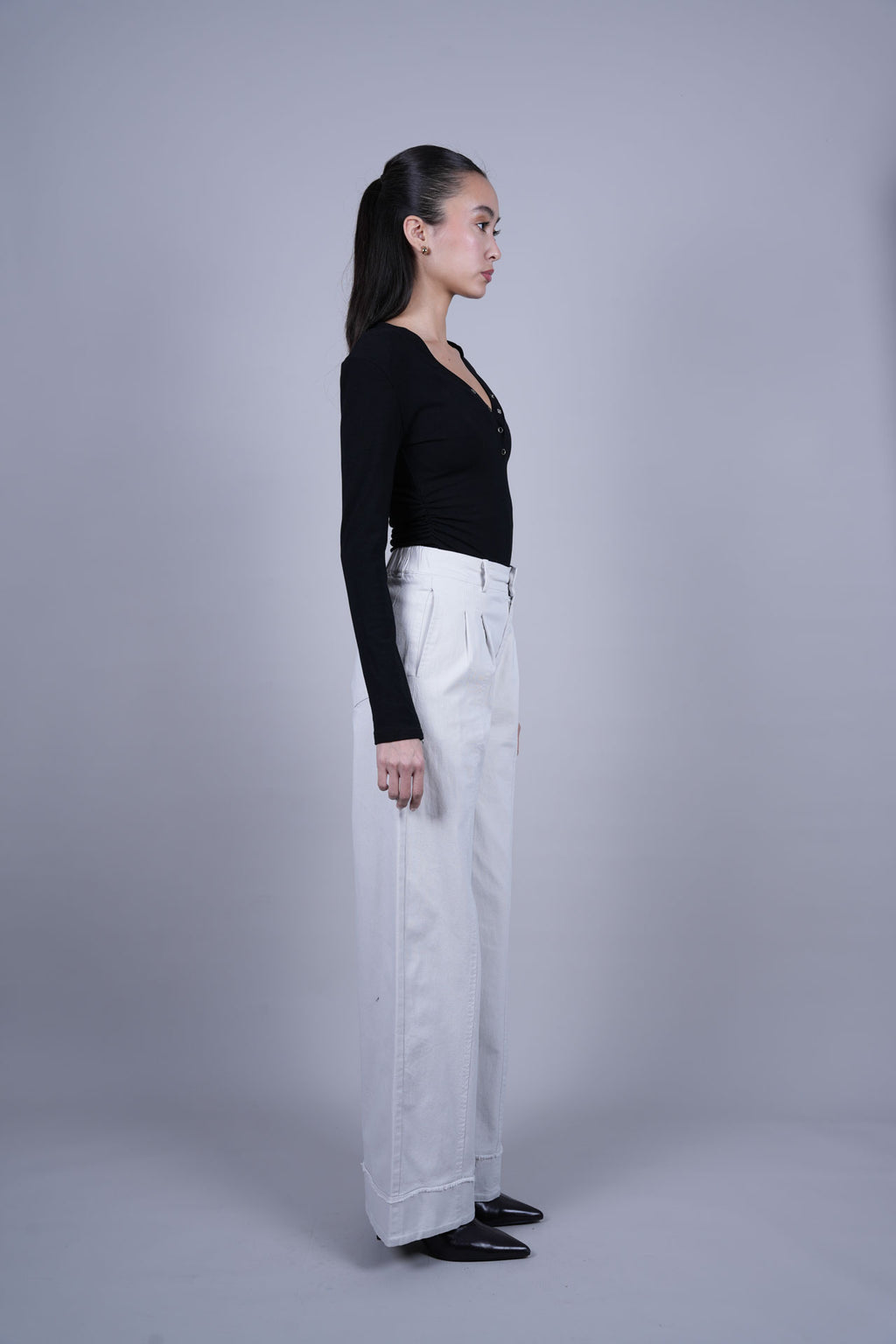 HIGH WAIST WIDE LEG PANTS