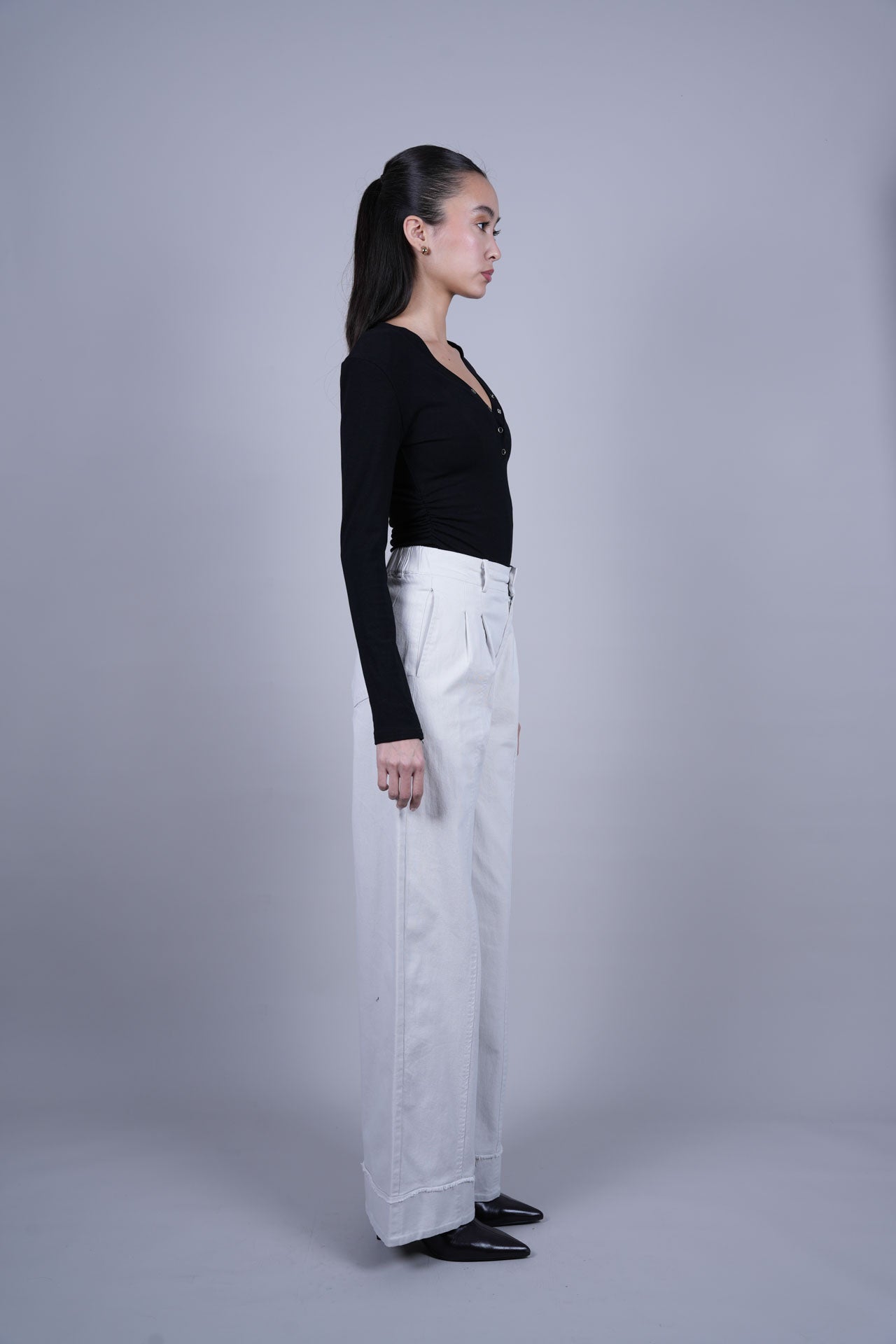 HIGH WAIST WIDE LEG PANTS