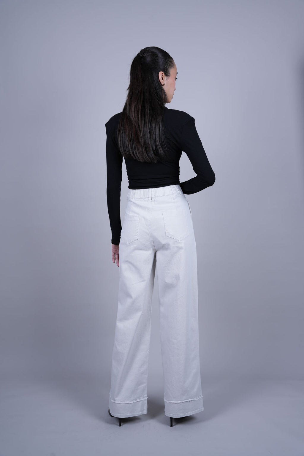 HIGH WAIST WIDE LEG PANTS
