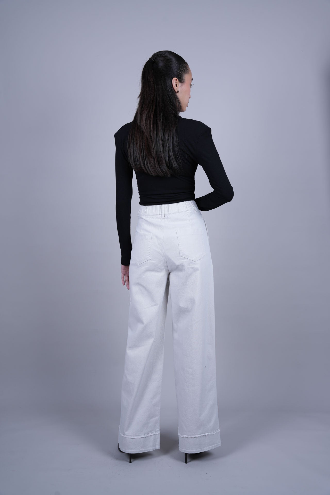 HIGH WAIST WIDE LEG PANTS