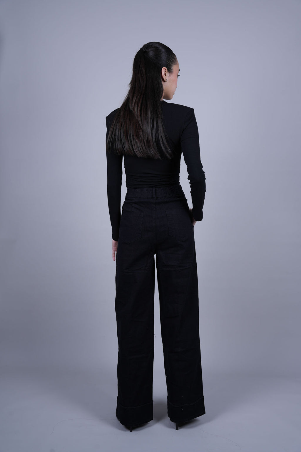 HIGH WAIST WIDE LEG PANTS
