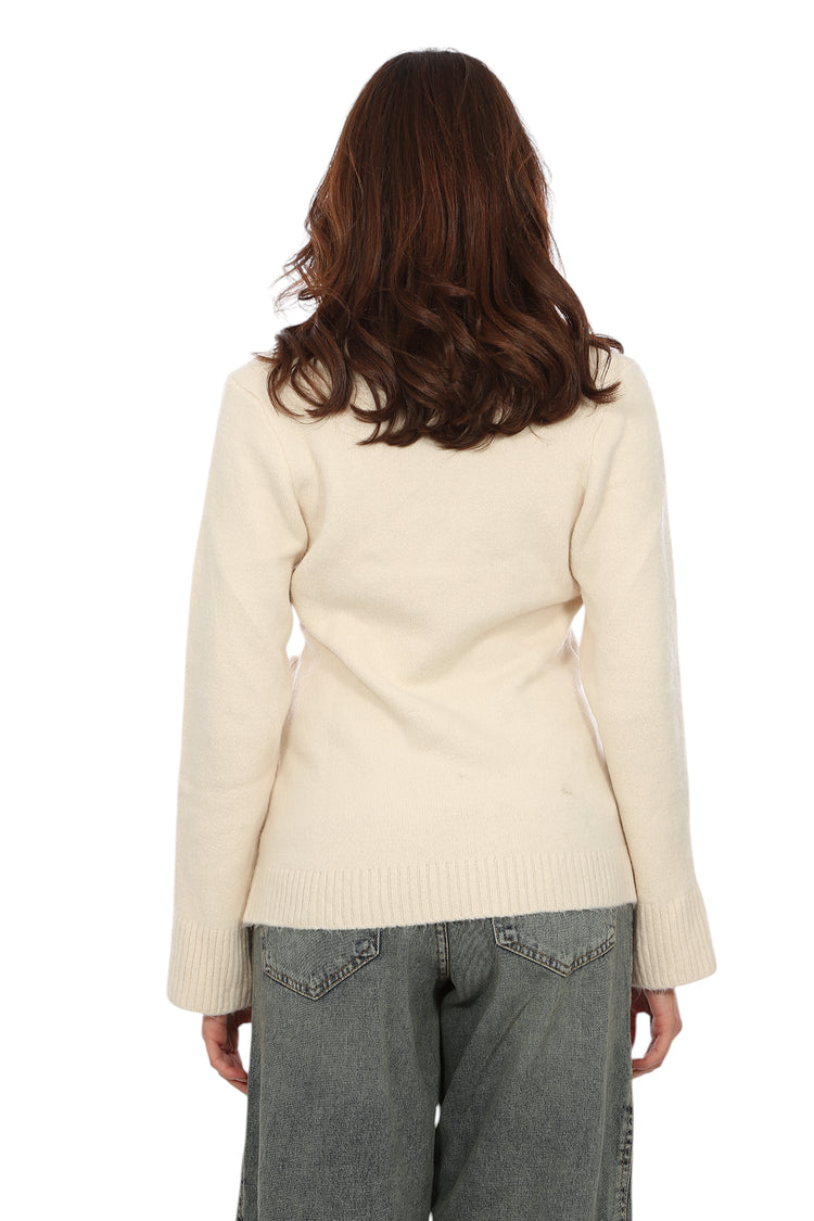 WOOL SWEATER WITH POCKETS