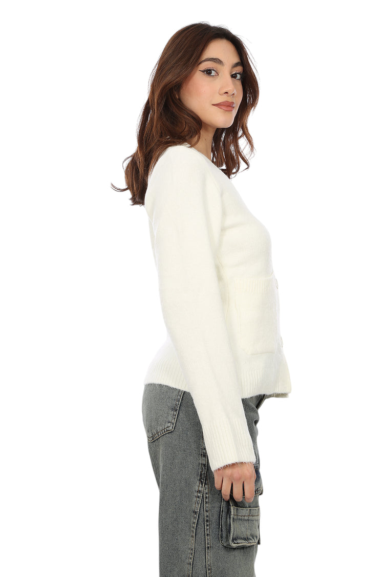 WOOL SWEATER WITH POCKETS