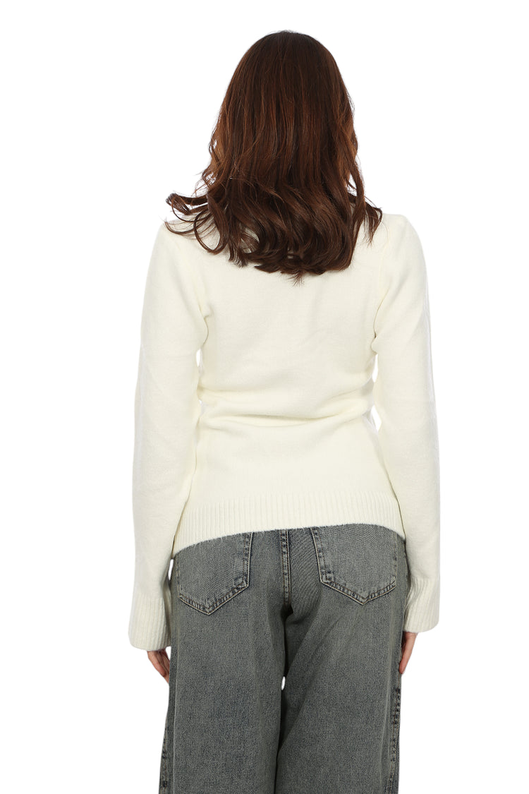 WOOL SWEATER WITH POCKETS