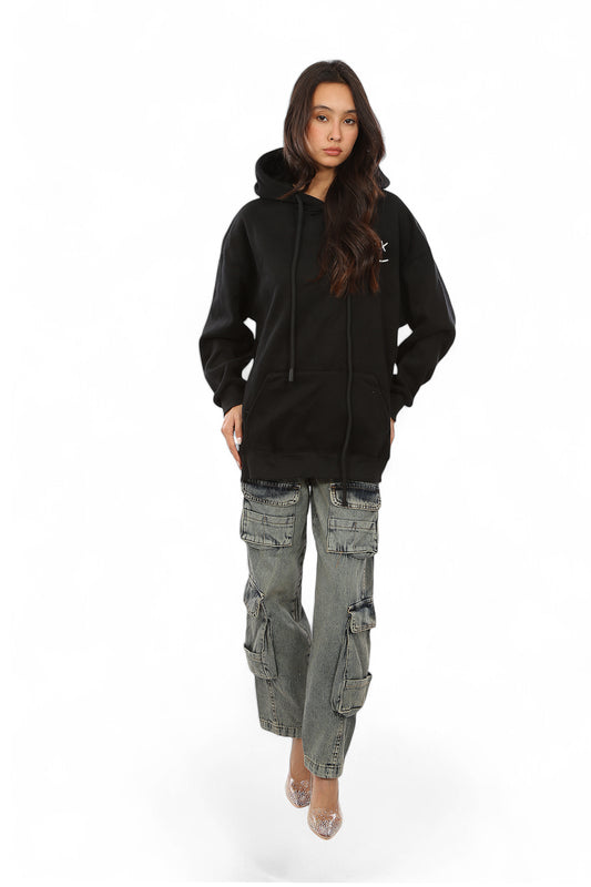 WALLS PRINTED VELVET-LINED HOODIE