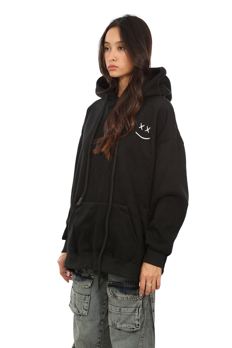 WALLS PRINTED VELVET-LINED HOODIE