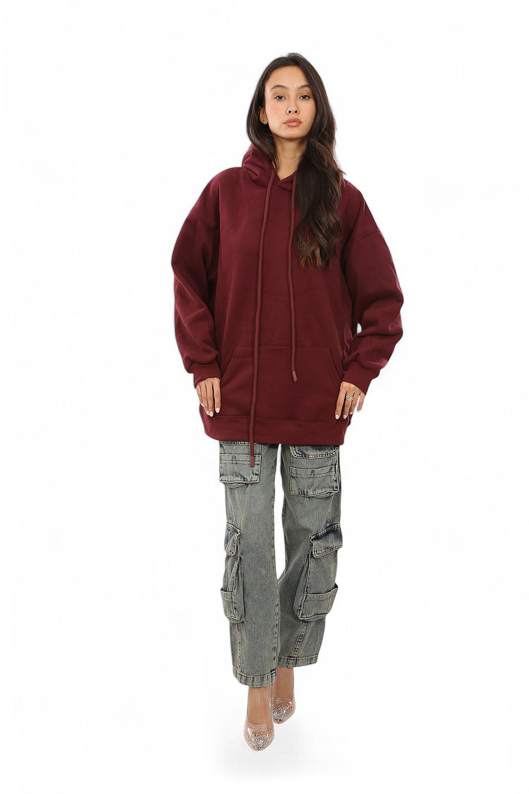 WALLS PRINTED VELVET-LINED HOODIE