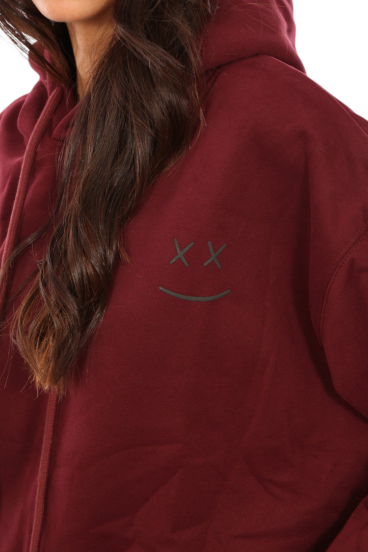 WALLS PRINTED VELVET-LINED HOODIE