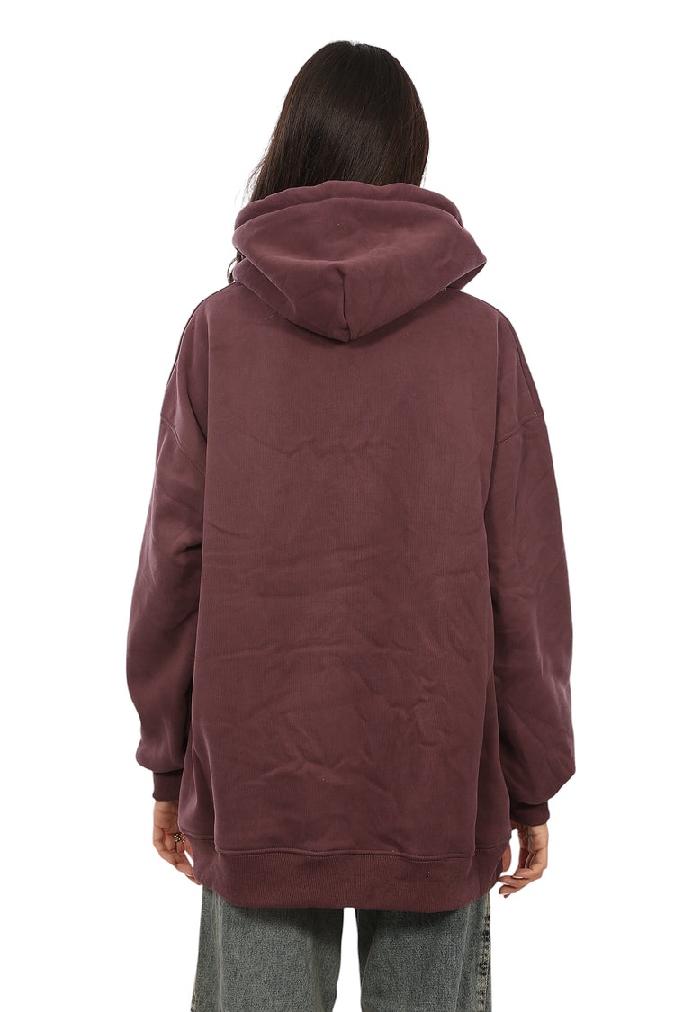 VELVET-LINED HOODIE