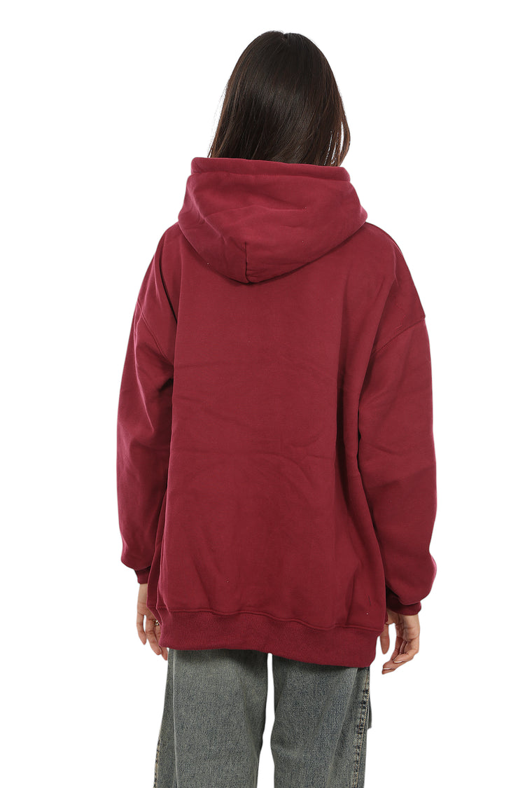 VELVET-LINED HOODIE