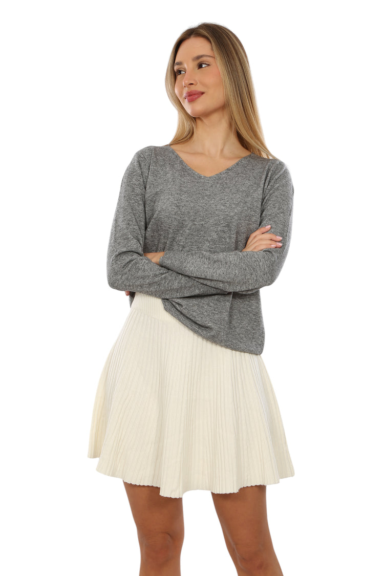 WOOL BASIC SWEATER