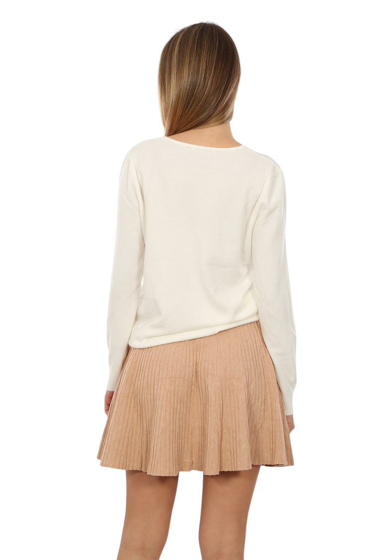 WOOL BASIC SWEATER