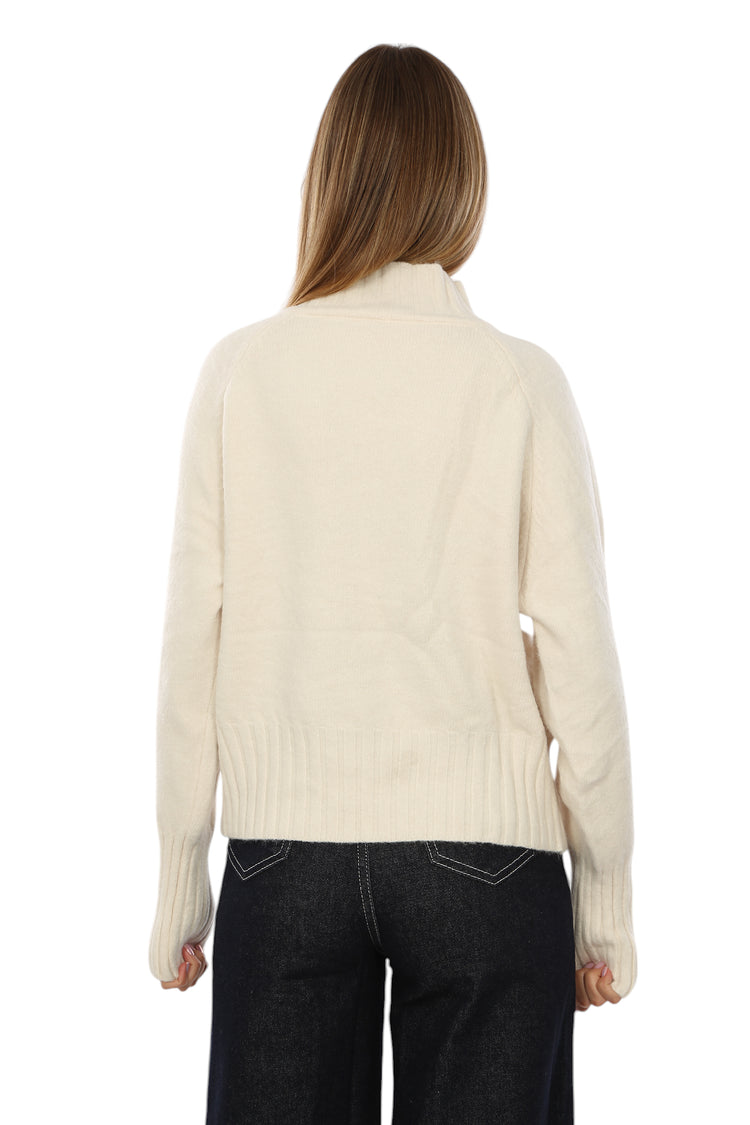 SWEATER WITH SHOULDER BUTTONS