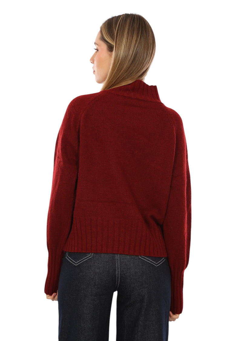 SWEATER WITH SHOULDER BUTTONS