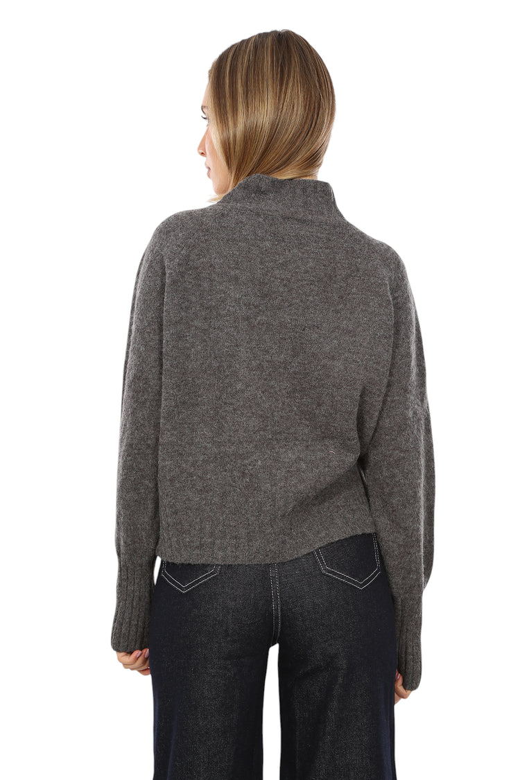 SWEATER WITH SHOULDER BUTTONS