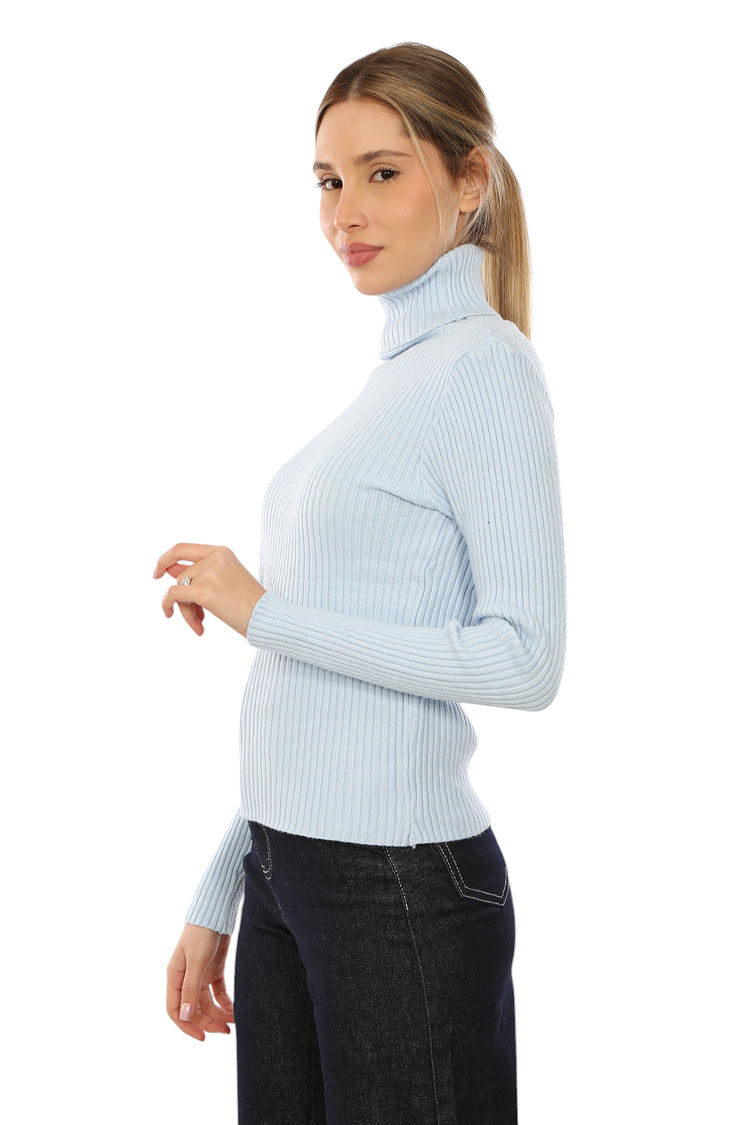 TURTLENECK RIBBED TOP