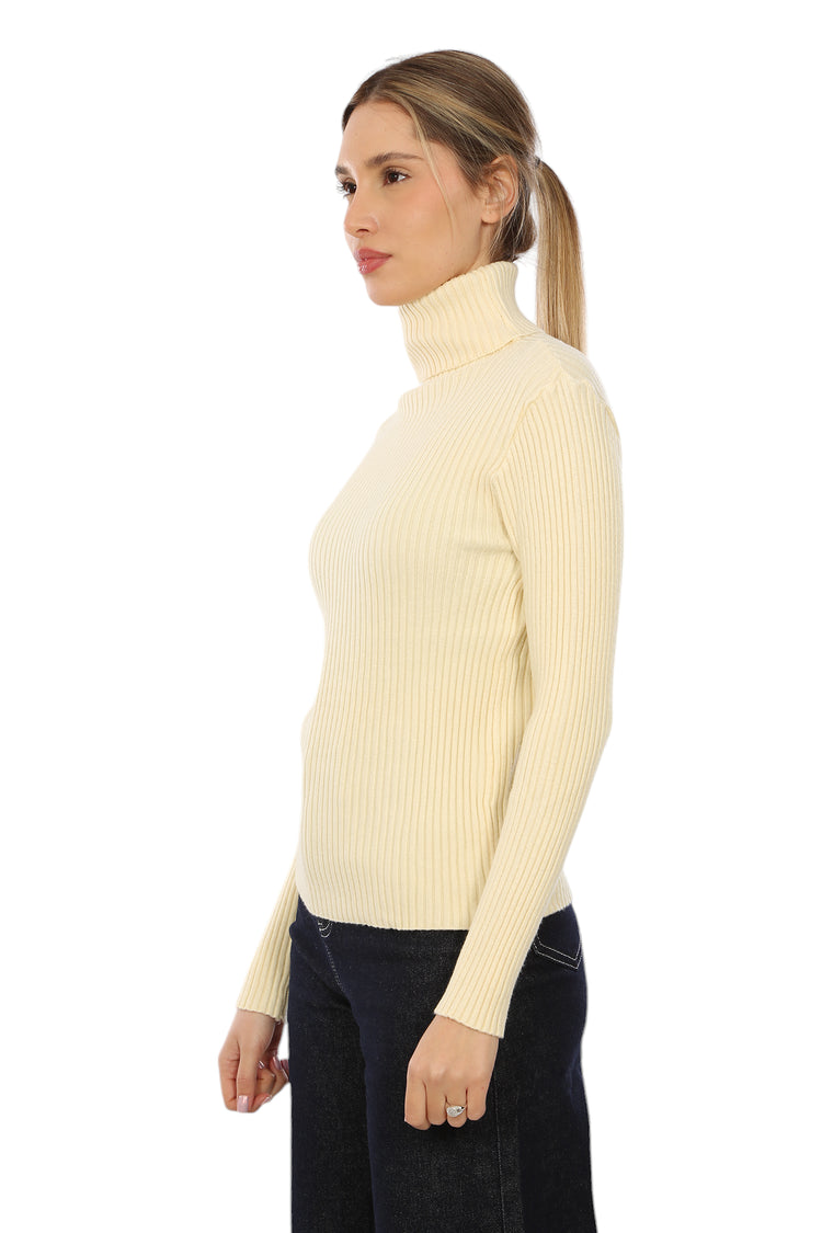 TURTLENECK RIBBED TOP