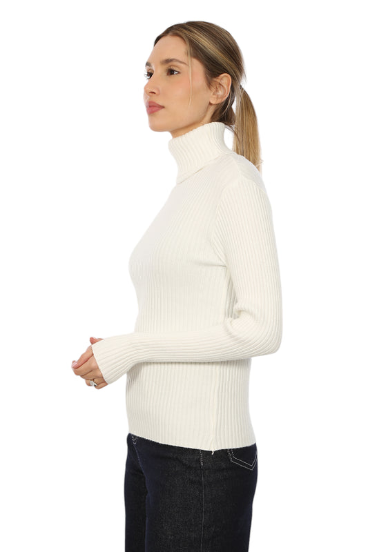 TURTLENECK RIBBED TOP