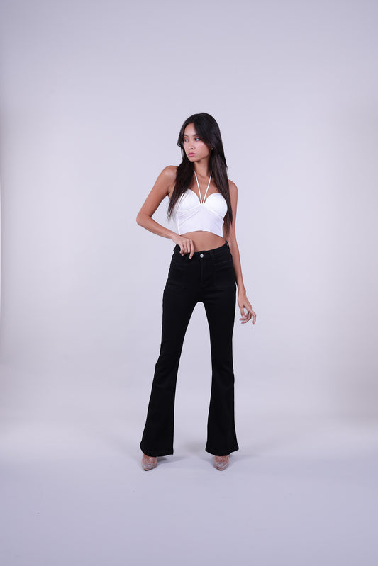 SLIM FLARE JEANS