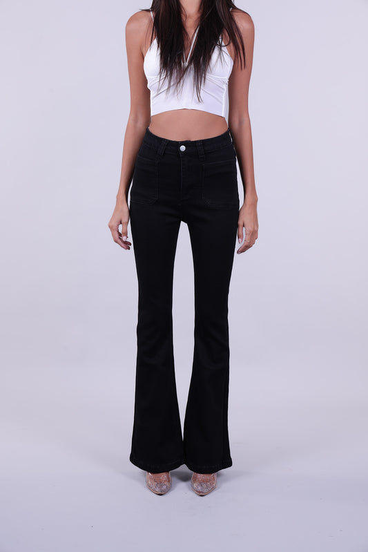 SLIM FLARE JEANS