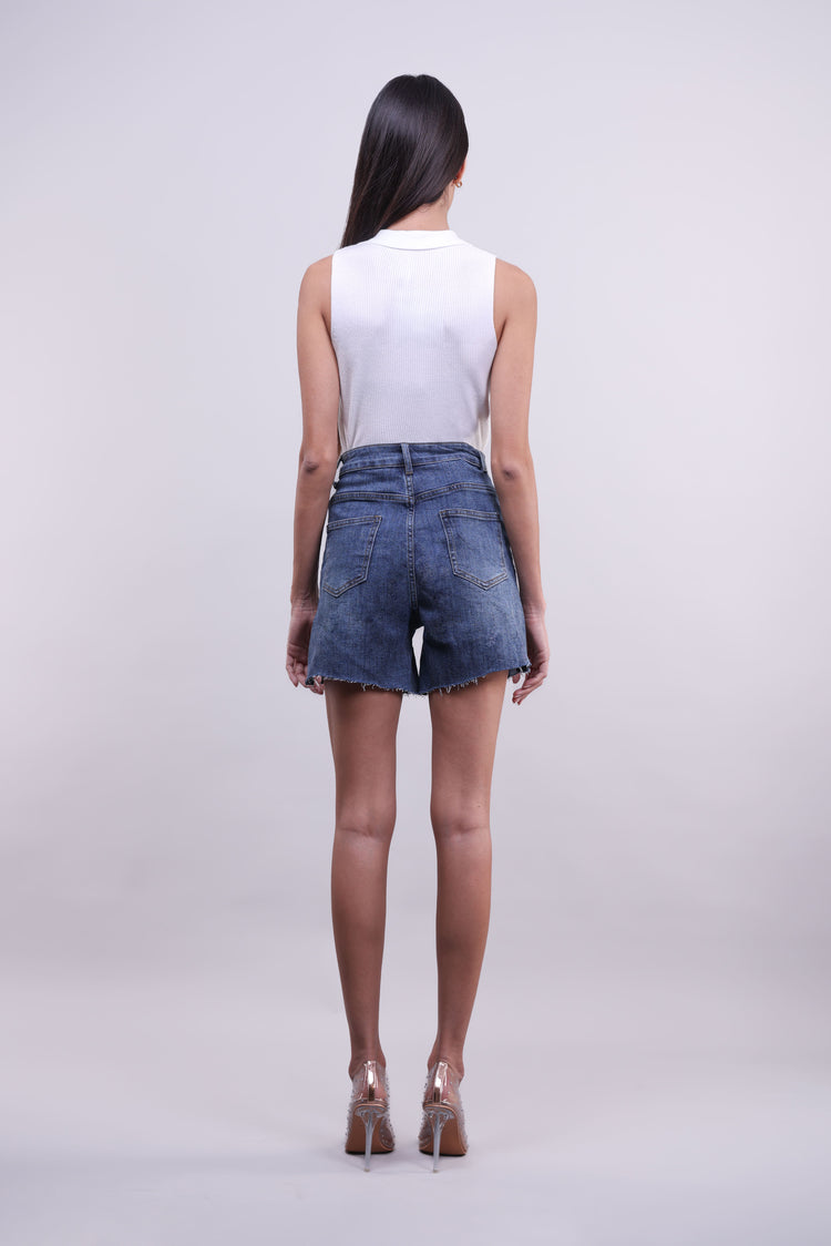 DENIM SHORTS