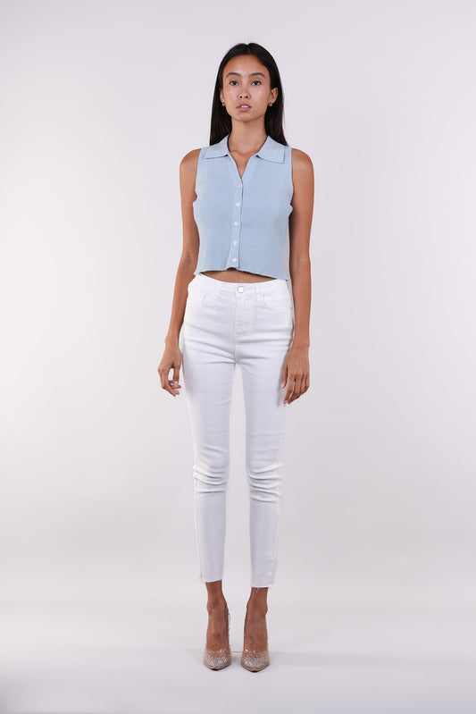 WHITE SLIM JEANS